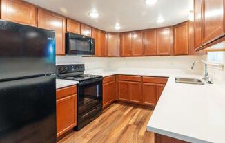 Fully Equipped Kitchen at Devonshire Court Apartments & Townhomes, North Logan, 84341