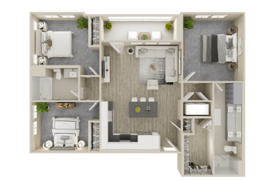 3 beds, 2 baths, 1,200 sqft, $3,143