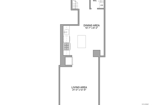 Studio, 1 bath, $4,070, Unit 4C