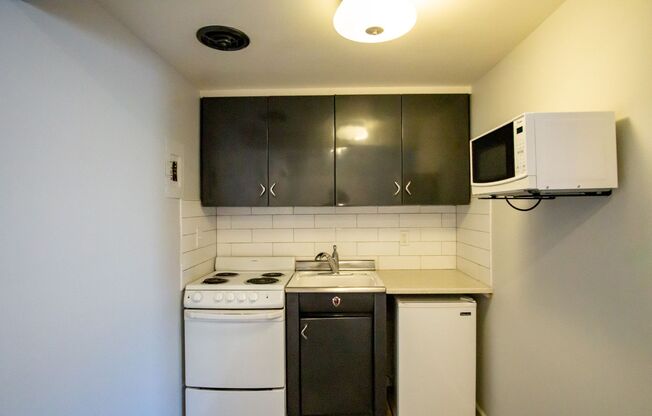 SW: Unique, Updated Studio w/Walk-Through Closet