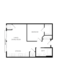 Studio, 1 bath, 623 sqft, $1,504