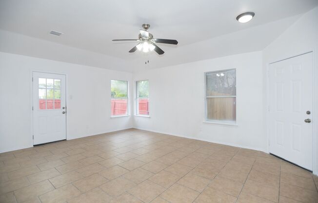 Nestled in Round Rock neighborhood.