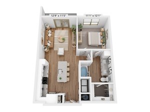 1 bed, 1 bath, 757 sqft, $1,599