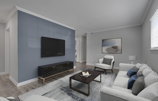 Elevate your living experience at Icon Downtown Durham, where modern design meets comfort. Enjoy spacious, stylish interiors with natural light shining through. Don't miss out on your dream home—schedule a tour today!