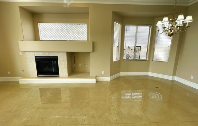 Single story 2,055sqft home with gorgeous golf course view inside Guard gated Rhodes Ranch community.