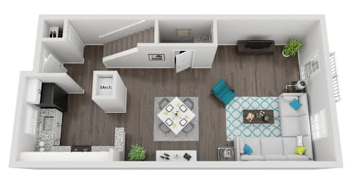 2 beds, 2.5 baths, 1,181 sqft, $1,509