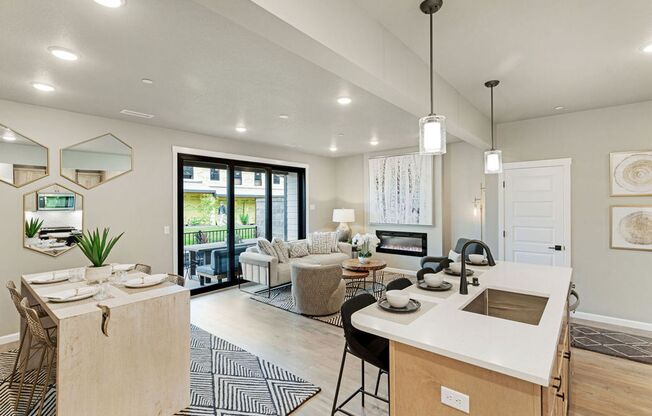 Luxury Townhome for Lease at the Courtyards at Hidden Crest - 7017 NE 132nd Way
