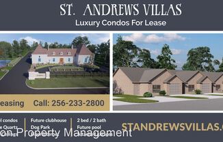 St. Andrews Villas....Luxury NEW Townhomes in Madison!