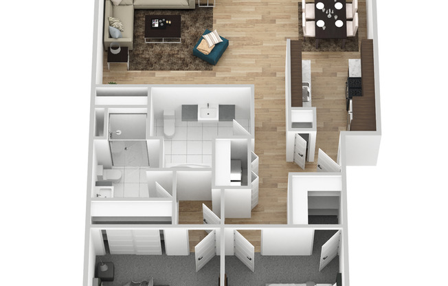 2 beds, 2 baths, 1,139 sqft, $1,649, Unit 182-120