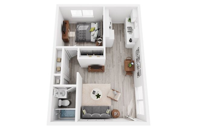 1 bed, 1 bath, 470 sqft, $1,579, Unit # A008