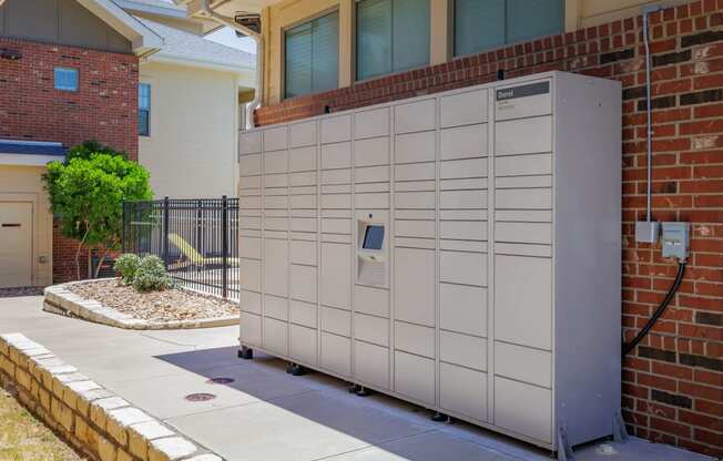 a generator is parked outside of a house