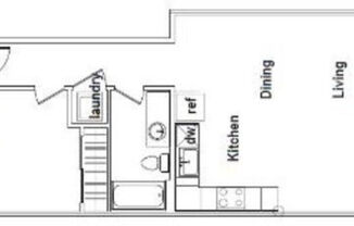 1 bed, 1 bath, 688 sqft, $2,295