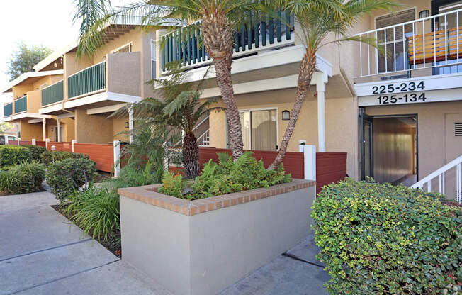 View of entrance to property from atrium to the pool area