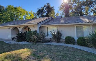 South Redding Home With Peaceful, Park-Like Backyard