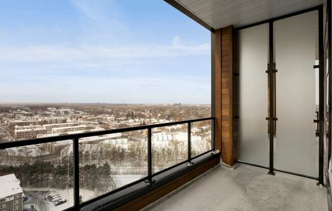Balcony View at Calhoun Towers, Minneapolis, 55416