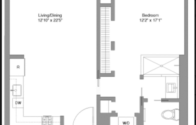 1 bed, 1 bath, 704 sqft, $5,150, Unit 40E