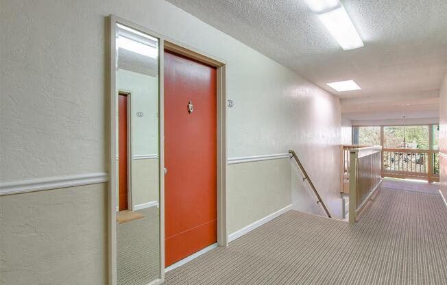 Hallway View at Magnolia Place Apartments, California, 94087