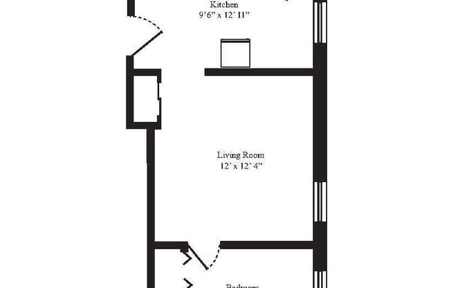 1 bed, 1 bath, 400 sqft, $3,250, Unit 18