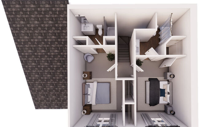 2 beds, 2.5 baths, 1,200 sqft, $1,750