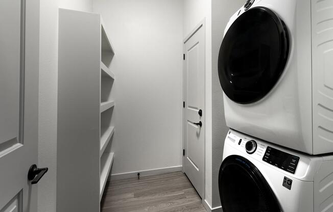 Full-size front loading washers and dryers