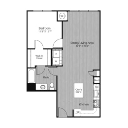 1 bed, 1 bath, 816 sqft, $3,394