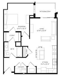 1 bed, 1 bath, 800 sqft, $1,750