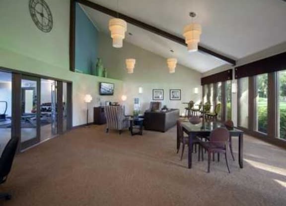 Thumbnail 6 of 22 - Clubhouse with sitting areas at L&#x27;Estancia, Sarasota