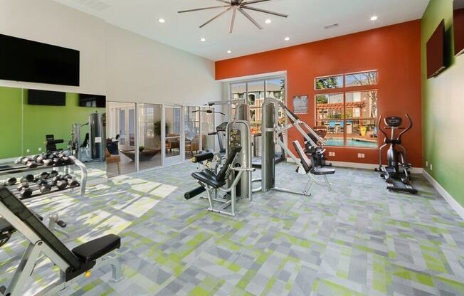 Fitness Center with state-of-the-art machines