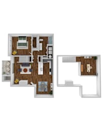 1 bed, 1 bath, 884 sqft, $2,125