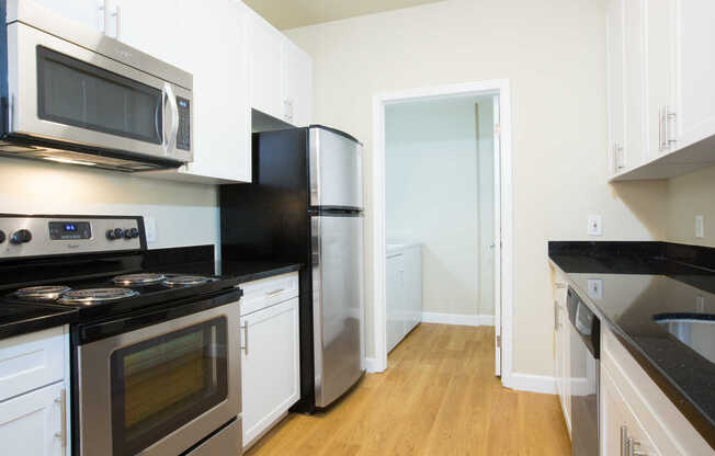 Kitchen with Stainless Steel Appliances