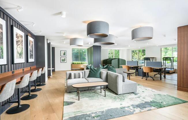 Work remotely in style with designated coworking zones, private nooks, and treadmill desks that help you stay active while you stay productive.