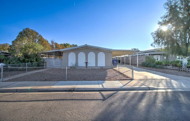 3 Bedroom + 2 Bathroom + 2 Car Carport Single Level Remodeled Home in Mesa!