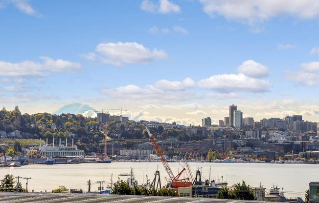 The Hayes on Stone Way Apartments  view of the city and the water and a city skyline at The Hayes on Stone Way, Washington