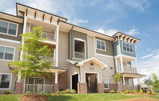 Exterior Building View at Ansley at Roberts Lake, North Carolina, 28704