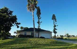 Fenced Single Family Home in Cape Coral