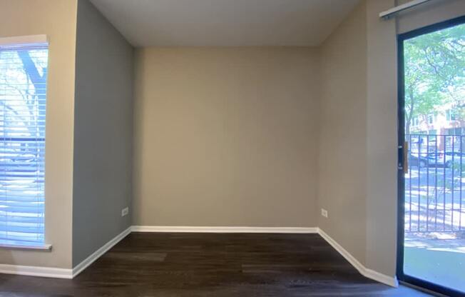 Work from home nook in the living area