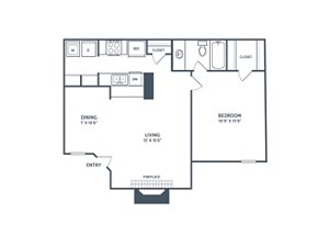 1 bed, 1 bath, 700 sqft, $1,100