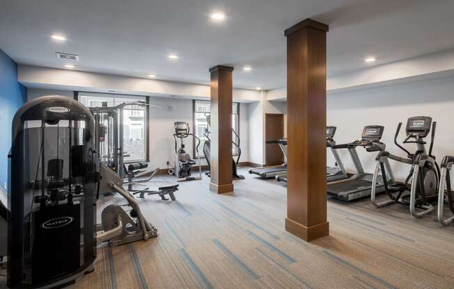 Modern Fitness Center at The Edison Spirit, Lakeville, MN