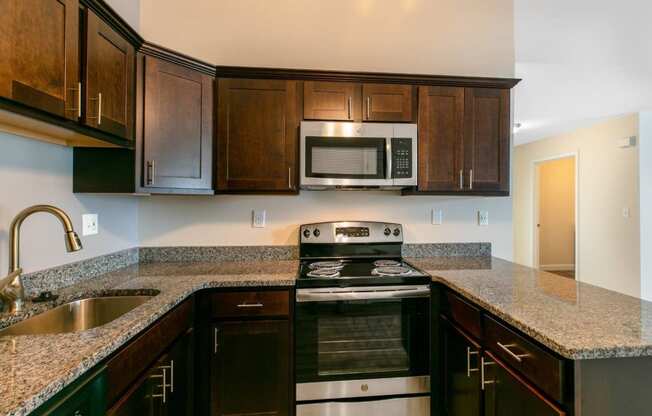 Fully Equipped Kitchen at Mansions at Delmar, New York, 12054