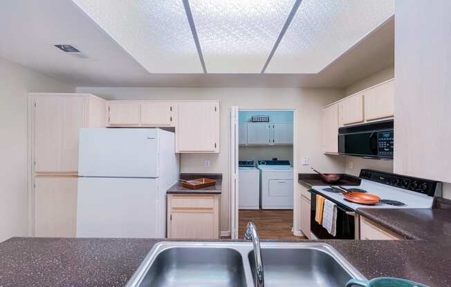 Spacious kitchens with ample storage and countertops at at Ventana Apartments in Scottsdale!