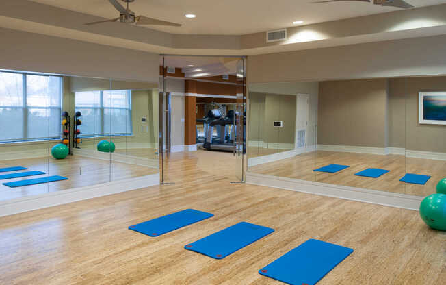 24-Hour Fitness Center with Yoga Studio