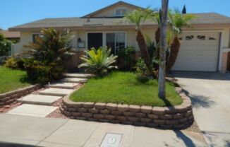 3 Bed/2 Bath Single Story House in Mira Mesa