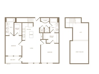 2 beds, 2 baths, 1,278 sqft, $2,557