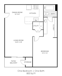 1 bed, 1 bath, 800 sqft, $1,350
