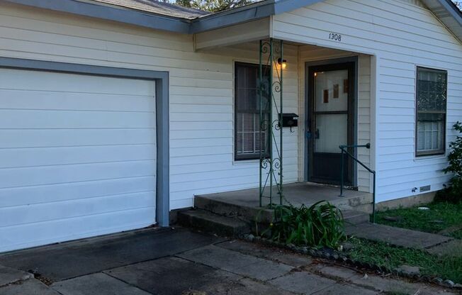 Cottage feel with hardwood flooring!