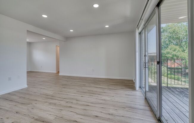 Living Room-Renovated, Balcony