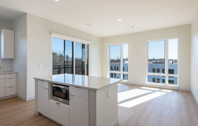 Living Room with Hard Surface Flooring