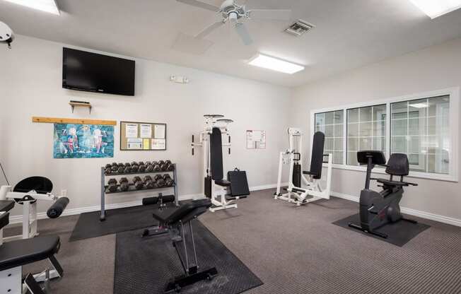 Fitness center at Valley View Estates, Council Bluffs, IA