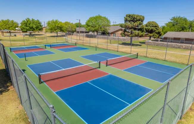 tennis court at the village