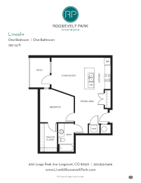 1 bed, 1 bath, 750 sqft, $1,682